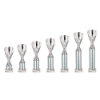 Rising Stars Plastic Trophy Silver