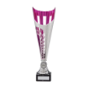 Garrison Plastic Laser Cut Cup Silver & Pink 325mm