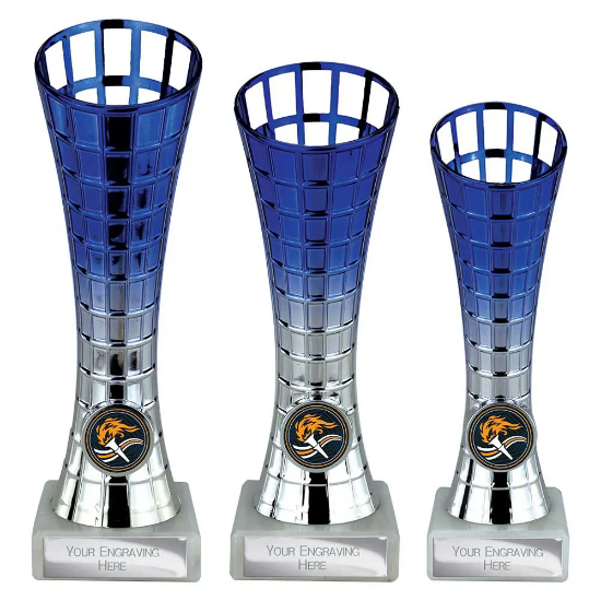 Leader Trophy Blue & Silver