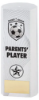 WHITE PLASTIC FILLED COLUMN FOOTBALL PARENTS PLAYER (1in CEN) - 7in