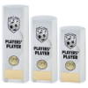 WHITE PLASTIC FILLED COLUMN FOOTBALL PLAYERS PLAYER (1in CEN)