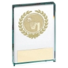 Picture of Jade/gold Glass Block With Netball Insert And Plate