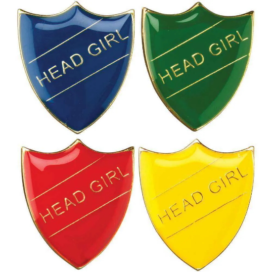 SCHOOL SHIELD BADGE (HEAD GIRL)