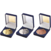 VELVET BOX AND 50mm MEDAL TENNIS TROPHY SILVER