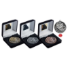 BLACK VELVET BOX AND 60mm MEDAL MARTIAL ARTS TROPHY BRONZE