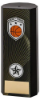 BLACK PLASTIC FILLED COLUMN BASKETBALL (1in CEN) - 6in