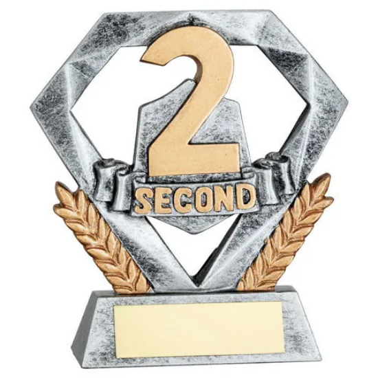 PEW/GOLD SECOND MINI DIAMOND WITH PLATE - 4in