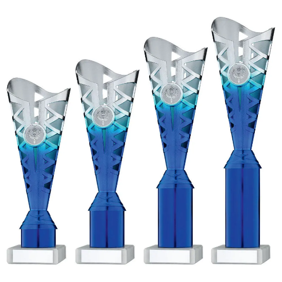 SILVER/ PLASTIC TITAN CUP ASSEMBLED ON MARBLE (1in CEN)