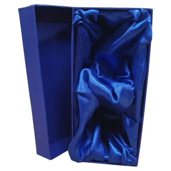 BLUE PRESENTATION BOX FITS 2 WHISKEY - 220 x 100 x 95mm