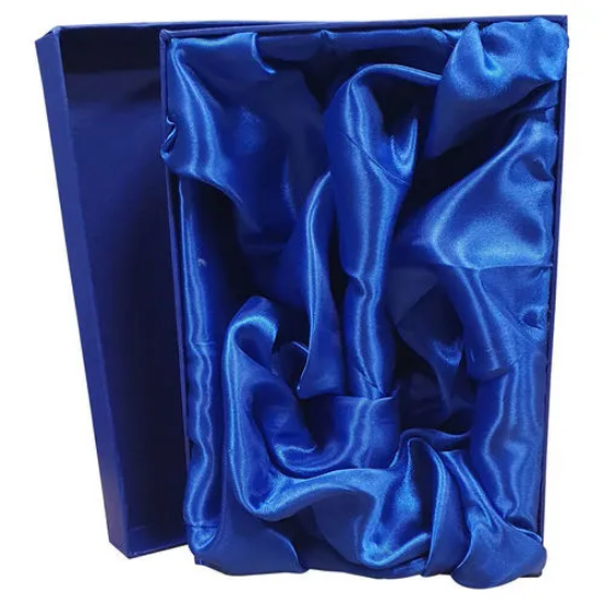 BLUE PRESENTATION BOX FITS 2 CHAMPAGNE 242 x 165 x 80mm