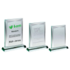 JADE GLASS CHUNKY RECTANGLE PLAQUE (19mm THICK)