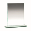 JADE GLASS RECTANGLE PLAQUE (10mm THICKNESS) - 7.25in