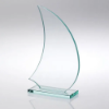 JADE GLASS SAIL PLAQUE (6mm THICK) - 7.25in