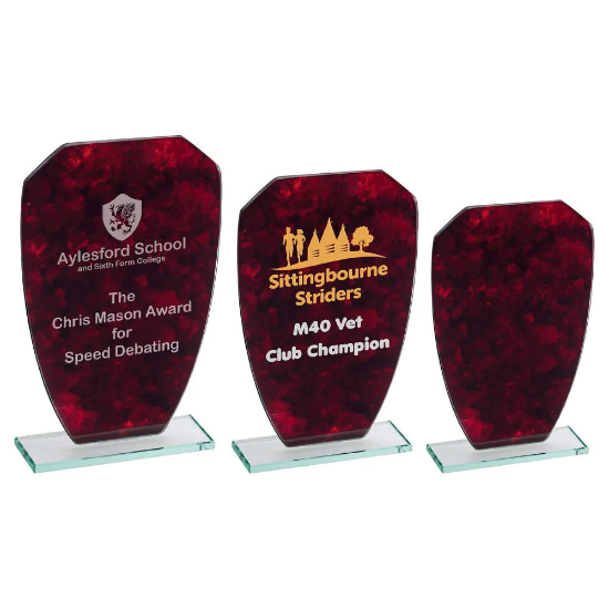 MARBLE BACKED JADE GLASS SHIELD (4mm THICK)