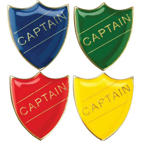 SCHOOL SHIELD BADGE (CAPTAIN)