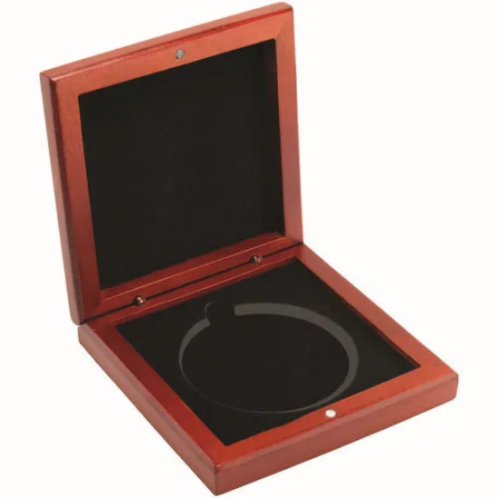 ROSEWOOD MEDAL BOX (60mm RECESS) - 3.75in
