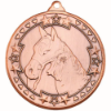 HORSE TRI STAR MEDAL BRONZE - 2in