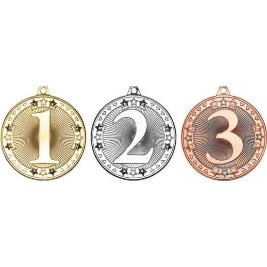 TRI STAR MEDAL 3RD BRONZE