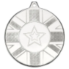 UNION FLAG MEDAL (1in CENTRE) SILVER - 2in