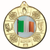 FOUR PROVINCES MEDAL (1in CENTRE) GOLD - 2in