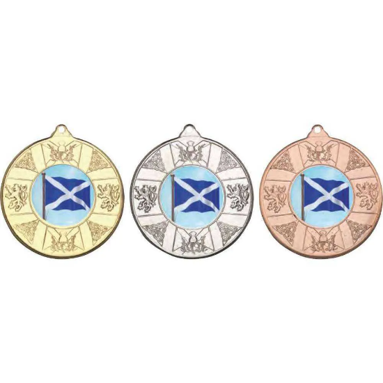 SCOTLAND MEDAL (1in CENTRE) SILVER