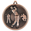 GOLF DELUXE MEDAL BRONZE - 2.35in