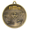 ATHLETICS DELUXE MEDAL ANTIQUE GOLD - 2.35in