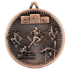 ATHLETICS DELUXE MEDAL BRONZE - 2.35in