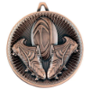 RUGBY DELUXE MEDAL BRONZE - 2.35in