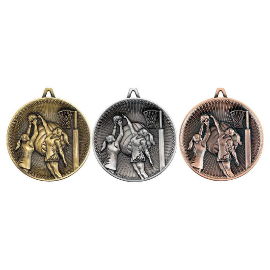 NETBALL DELUXE MEDAL BRONZE
