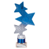 Trinity Star Multisport Tube Trophy Blue & Silver 215mm