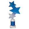 Trinity Star Multisport Tube Trophy Blue & Silver 240mm