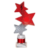 Trinity Star Multisport Tube Trophy Red & Silver 215mm
