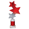 Trinity Star Multisport Tube Trophy Red & Silver 240mm