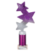Trinity Star Multisport Tube Trophy Purple & Silver 265mm