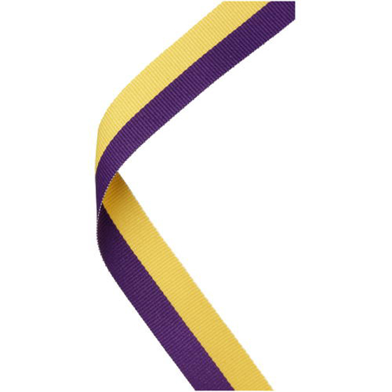 Medal Ribbon Purple/yellow - 30 X 0.875in (762 X 22mm)