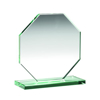 Jade Glass Octagon Plaque (10mm Thick) - 8.25in (210mm)