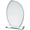 Jade Glass Plaque With Frosted Sides (6mm Thick) - 8.25in (210mm)