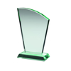 Jade Glass Sail Plaque (15mm Thick) - 7.75in (197mm)