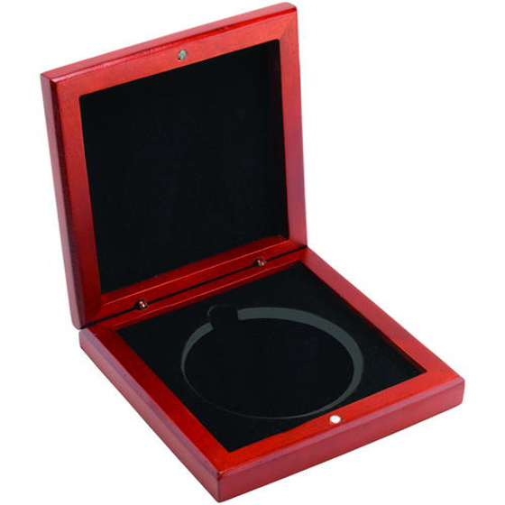 Rosewood Medal Box - (60mm Recess) 3.75in (95mm)