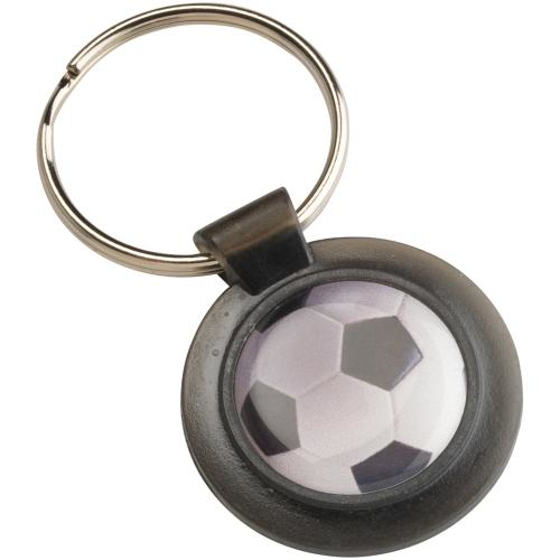 Round Keyring - Orange (1in Centre) 1.5in (38mm)