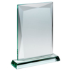 Jade Glass Chunky Rectangle Plaque (19mm Thick) - 8in (203mm)