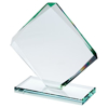 Jade Glass Standard Diamond Plaque (10mm Thick) - 5in (127mm)