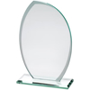 Jade Glass Plaque With Frosted Sides (6mm Thick) - 6.75in (171mm)