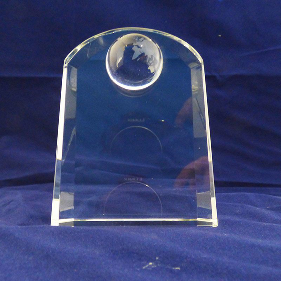 Arched shape globe award 95mm