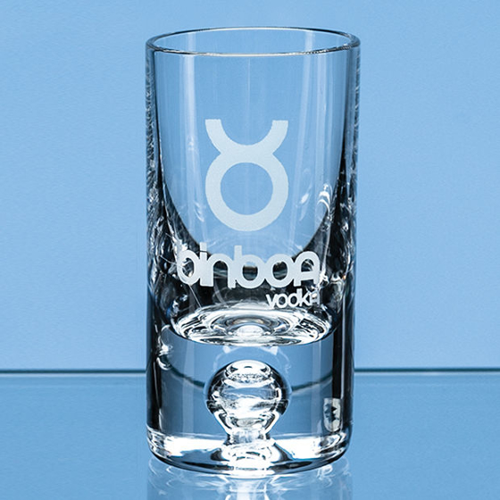 Tall Bubble Base Shot Glass 30ml