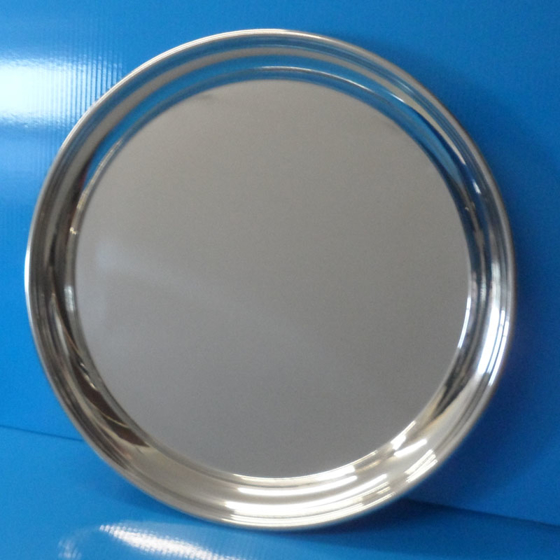 Plain pewter tray dish 300mm