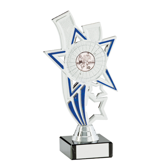 Apollo Silver & Blue Multi-Sport Trophy 160mm