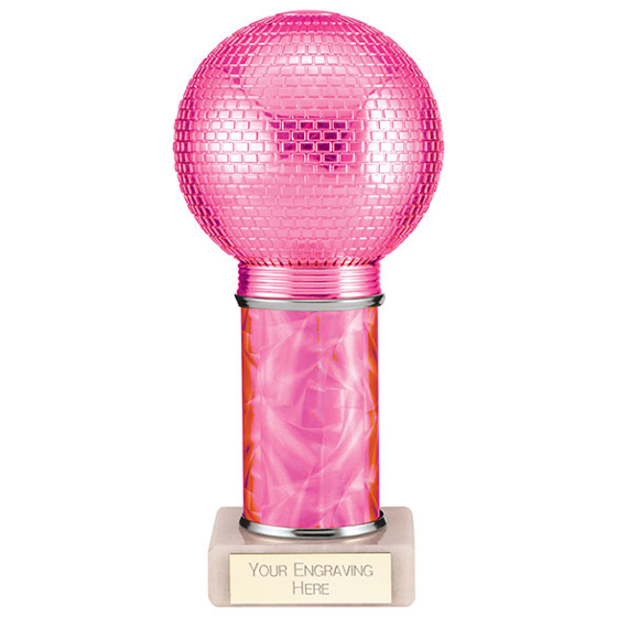 Disco Inferno Tube Trophy Pink 190mm