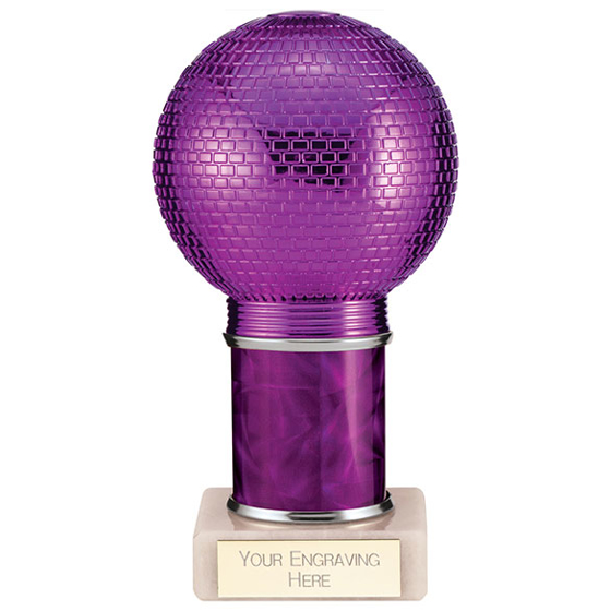 Disco Inferno Tube Trophy Purple 165mm